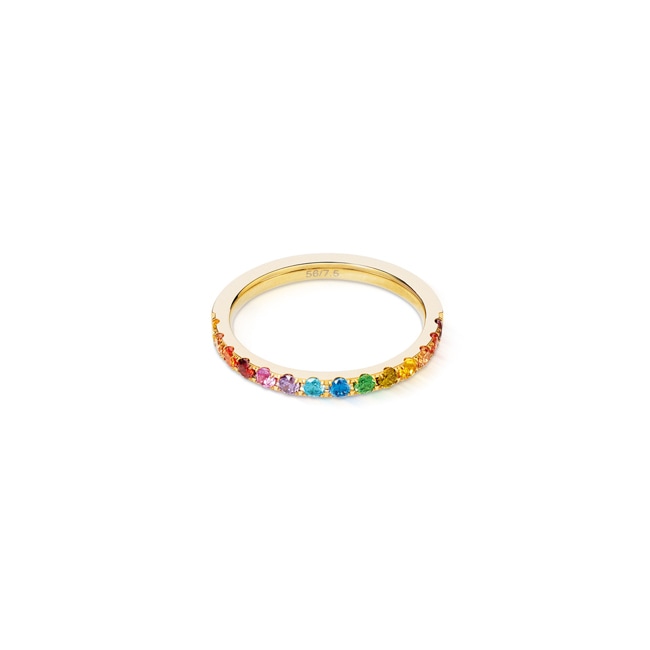 Coeur de Lion Eternal Love Ring Gold-Rainbow - 0146/40-1535