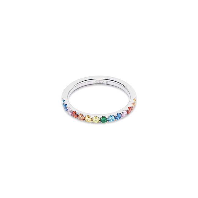Coeur de Lion Eternal Love Ring Silber-Multicolor - 0146/40-1517