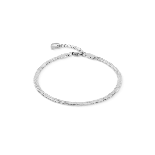 Coeur de Lion Flaches Schlangenarmband Silber - 0806/30-1700