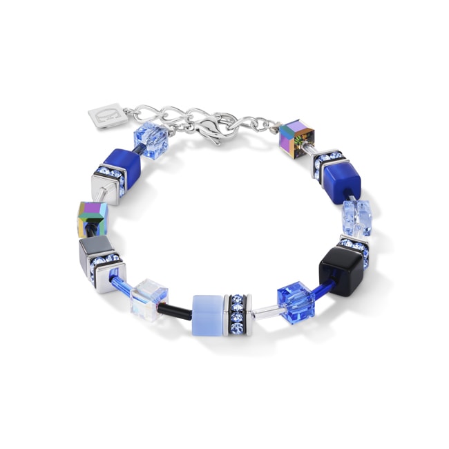 Coeur de Lion Geocube® Bracelet Cobalt Blue - 4014/30-0712