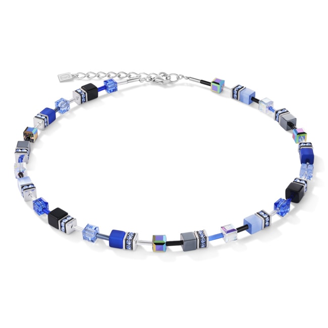 Coeur de Lion Geocube® Necklace Cobalt Blue - 4014/10-0712