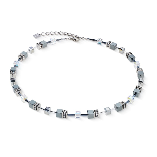 Coeur de Lion Collier Geocube® Platinum - 4015/10-1217