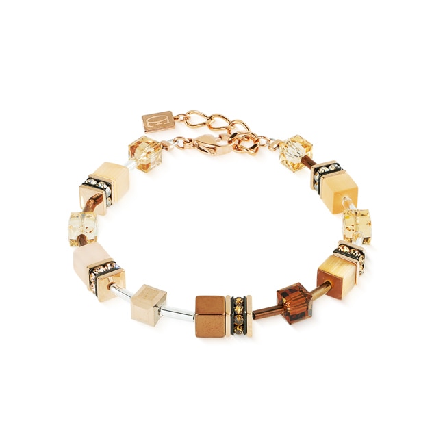Coeur de Lion GeoCUBE® Iconic Armband Mocha Mousse - 2838/30-1100