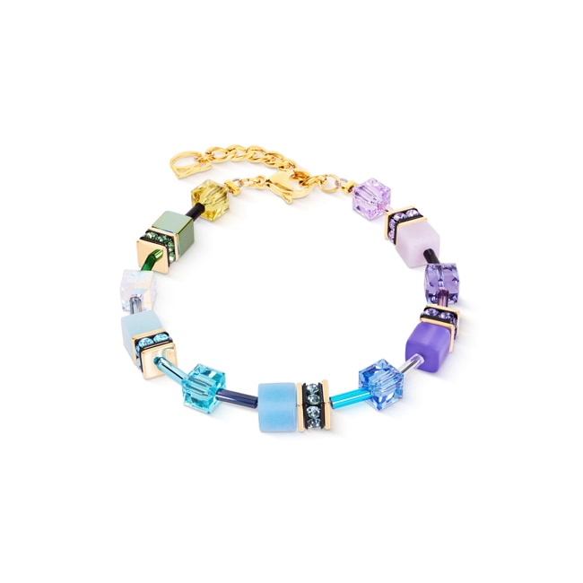 Coeur de Lion Bracelet Geocube® Iconic Multicolor Boho Or - 2838/30-1583