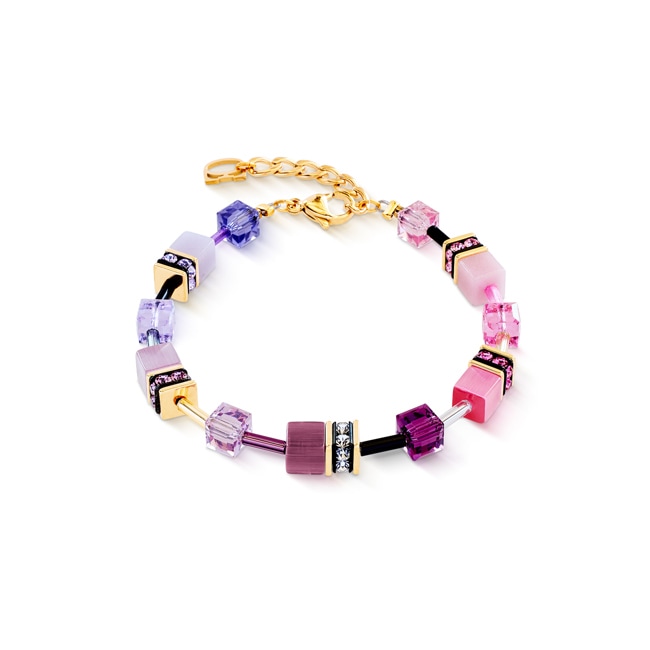 Coeur de Lion GeoCUBE® Iconic Armband Rosa-Flieder - 2838/30-1927