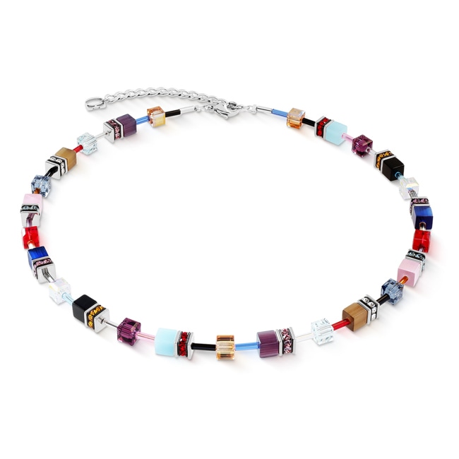 Coeur de Lion GeoCUBE® Iconic Halskette Love Energy Silber - 2838/10-1592