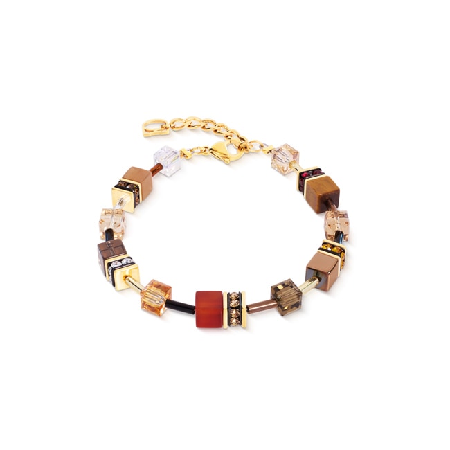 Coeur de Lion Geocube® Iconic Precious Bracelet Amber Glow - 4905/30-1103