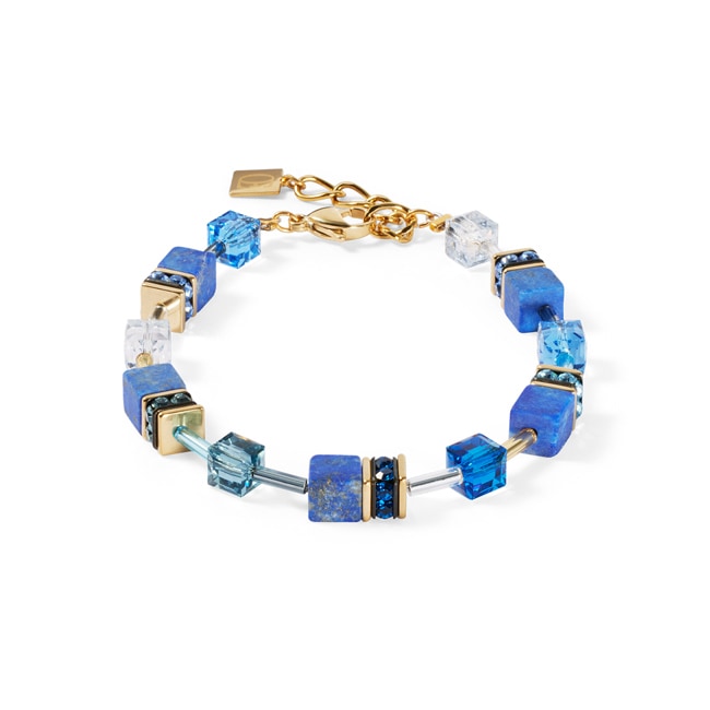 Coeur de Lion Geocube® Iconic Precious Bracelet Blue - 4905/30-0700