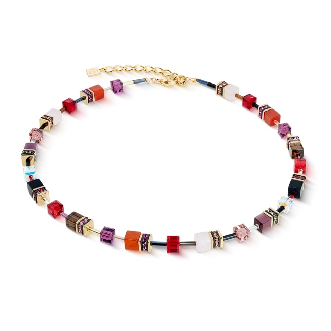 Coeur de Lion Collier Geocube® Iconic Precious Festive Rouge - 4905/10-0316