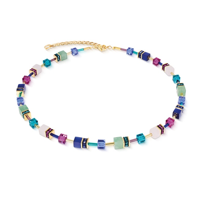 Coeur de Lion Geocube® Iconic Precious Necklace Gem Harmony - 4905/10-1561