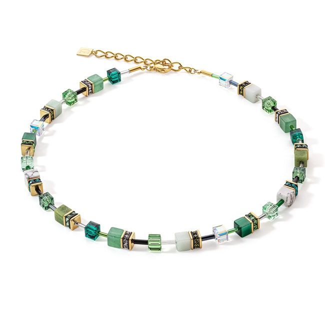 Coeur de Lion Collier Geocube® Iconic Precious Vert - 4905/10-0500