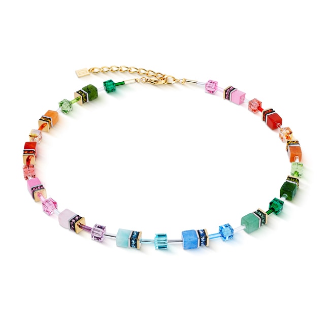 Coeur de Lion Collier Geocube® Iconic Precious Rainbow - 4905/10-1520