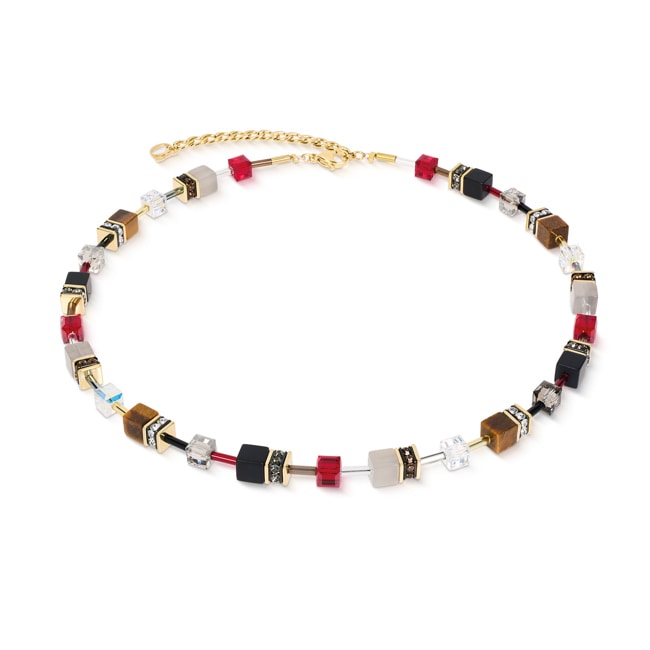 Coeur de Lion Geocube® Iconic Precious Necklace Rustic Luxe - 4905/10-1133