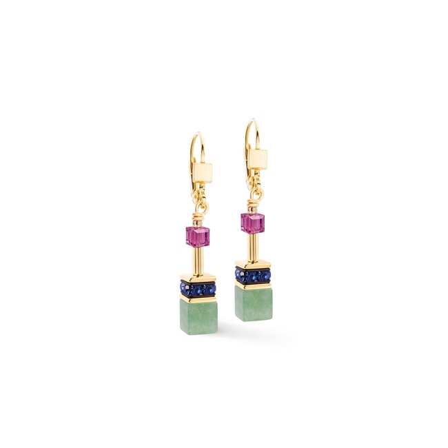 Coeur de Lion Boucles D'Oreilles Geocube® Iconic Precious Gem Harmony - 4905/20-1561