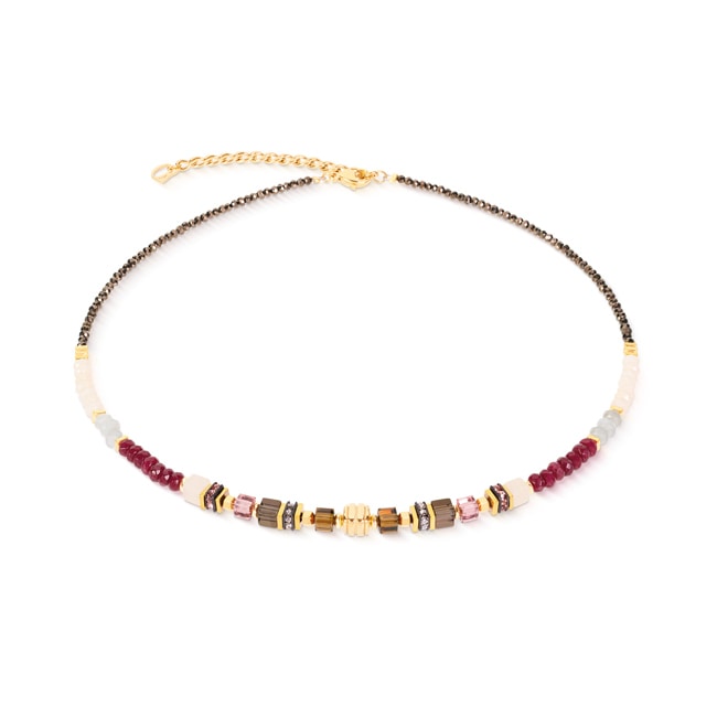 Coeur de Lion Collier Geocube® Precious Grace Rose Smoke - 3041/10-0310