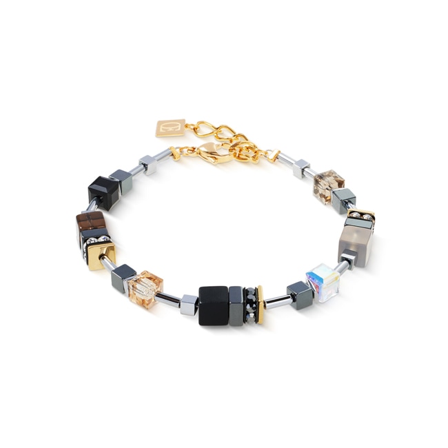 Coeur de Lion GeoCUBE® Precious Motion Armband Stone Whisper Gold - 3017/30-1211