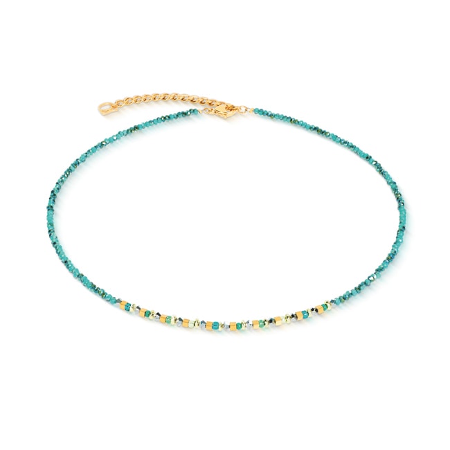 Coeur de Lion Necklace Golden Whisper Green-Gold - 4359/10-0516