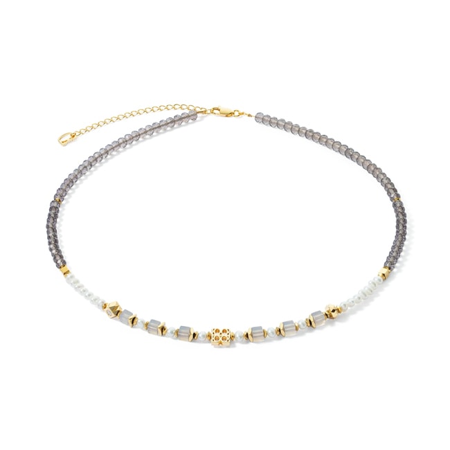 Coeur de Lion Iconic Collection Classic Signature Collier Or-Taupe - 1037/10-1016