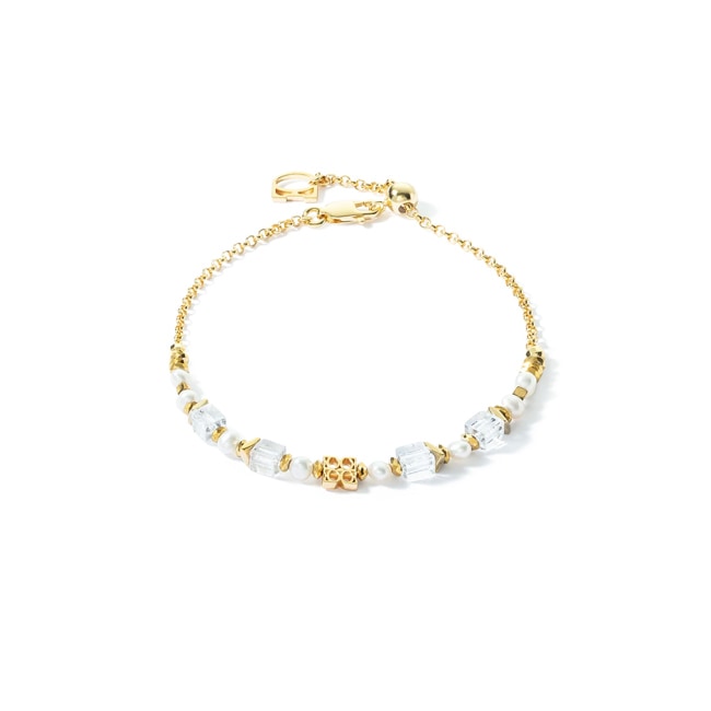 Coeur de Lion Iconic Collection Signature Bracelet Or-Blanc - 1039/30-1416