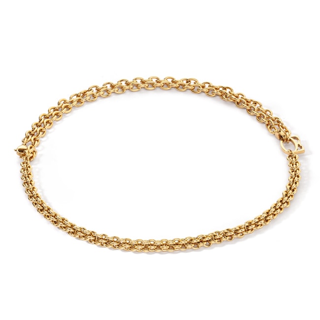 Coeur de Lion Mesh Chain Necklace Gold - 0800/10-1600