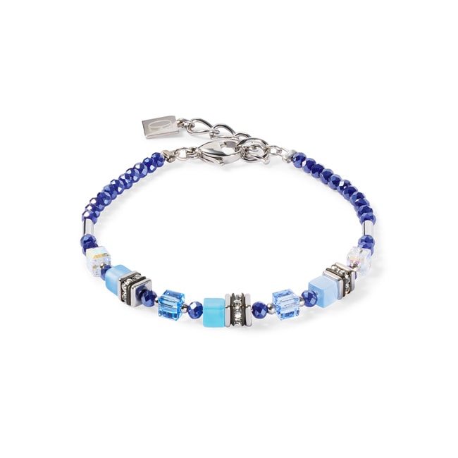Coeur de Lion Bracelet Mini Cubes Blue - 4565/30-0700