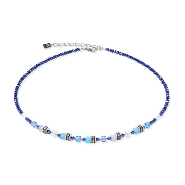 Coeur de Lion Necklace Mini Cubes Blue - 4565/10-0700