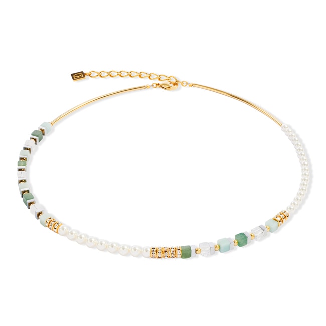 Coeur de Lion Collier Precious Fusion Offset Or-Vert - 4354/10-0500