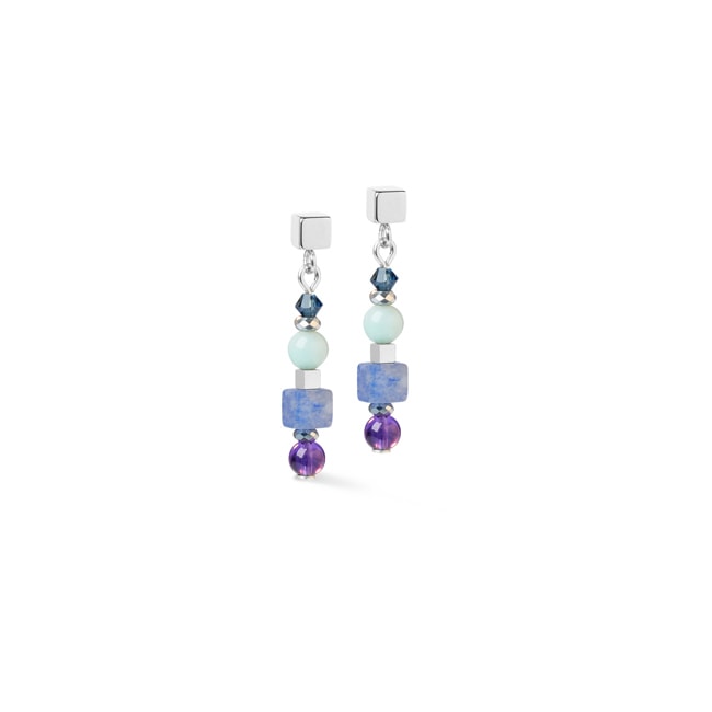 Coeur de Lion Boucles d'Oreilles Shape Mix Spikes Blue Moon - 4347/21-0700