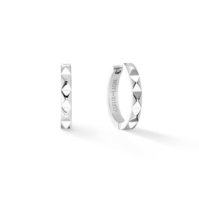 Coeur de Lion Spikes Creolen 23 Silber - 0135/21-1700