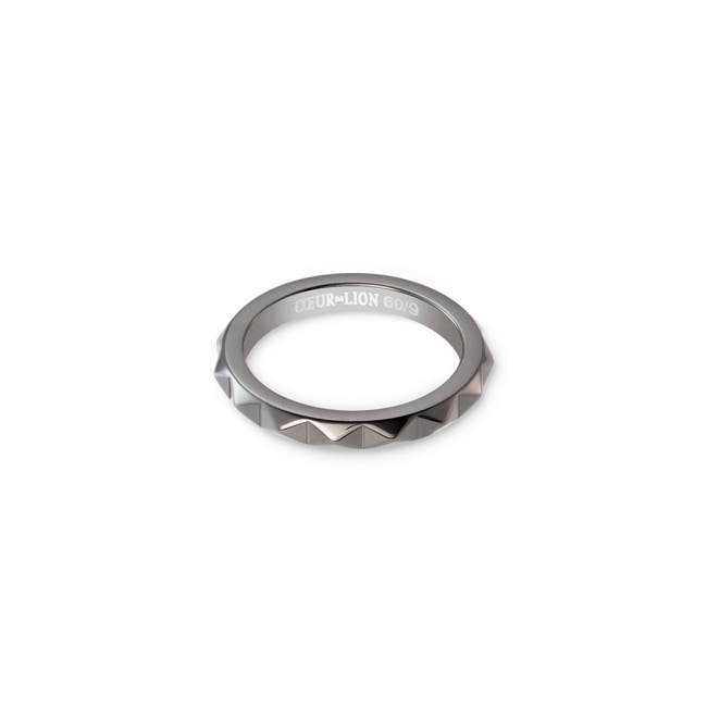 Coeur de Lion Spikes Ring Anthrazit - 0135/40-1223