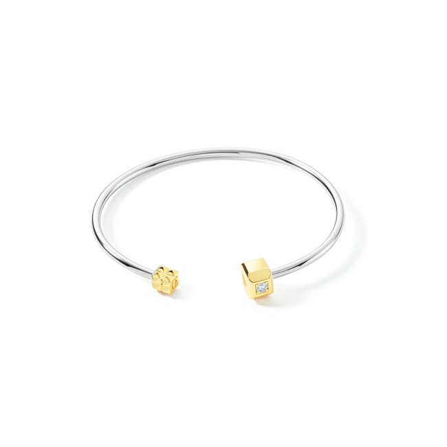 Coeur de Lion Statement Collection Bracelet Rigide Ouvert 19cm Bicolore - 1030/37-1716