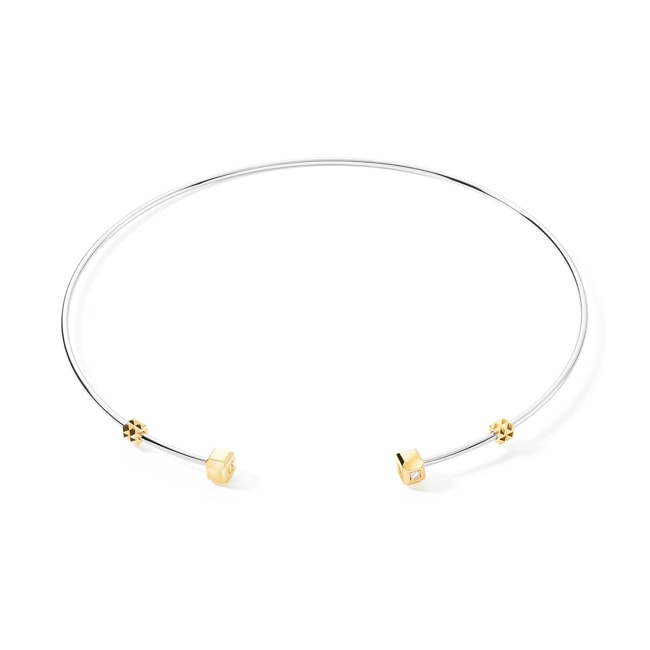 Coeur de Lion Statement Collection Collier Rigide Ouvert Bicolore - 1030/10-1716