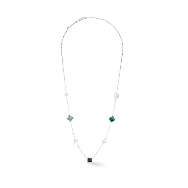 Coeur de Lion Station Collection Collier Argent-Bleu - 1035/10-0717