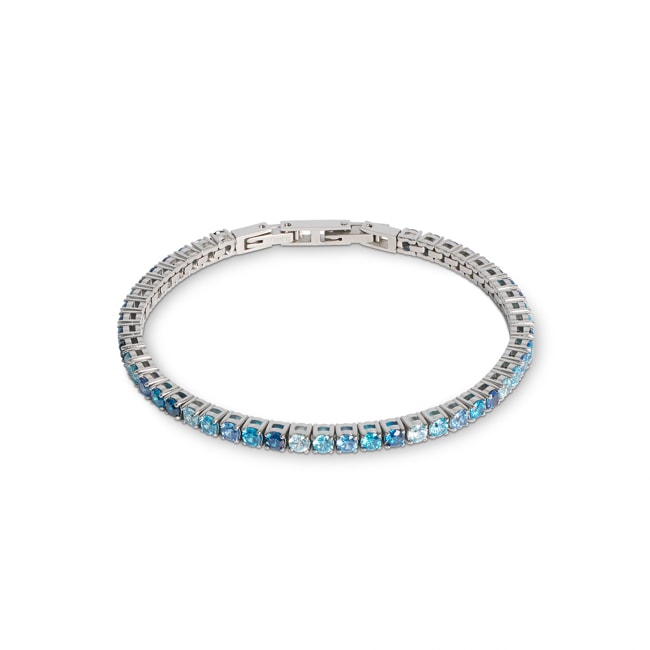 Coeur de Lion Tennis Bracelet Silver-Blue - 0600/30-0717