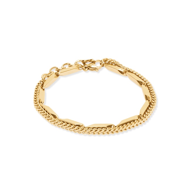 Coeur de Lion Twisted Layers Bracelet Gold - 0801/30-1600