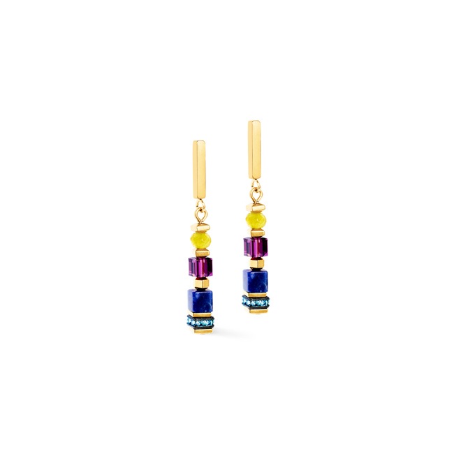 Coeur de Lion Wave Precious Flow Ohrringe Gold-Energy - 3046/21-1592