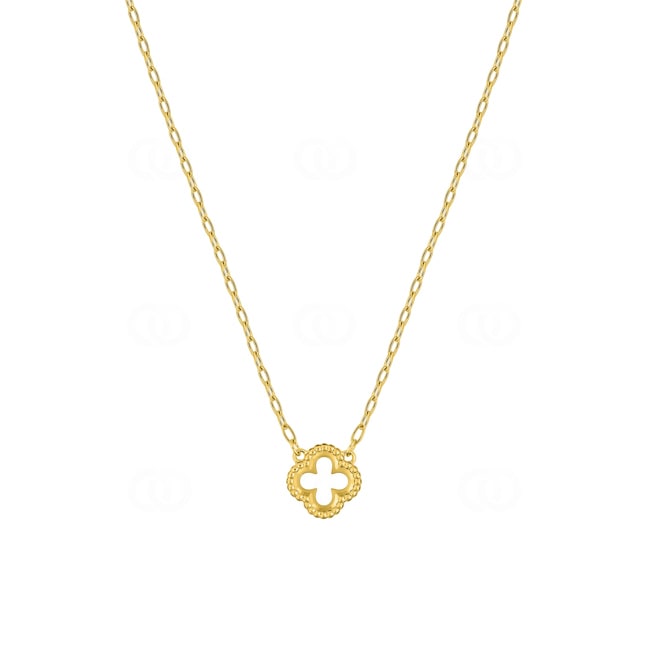 Collier 375/9 K Gelbgold Kleeblatt Collier 375/9 K Gelbgold Kleeblatt - 397296.00