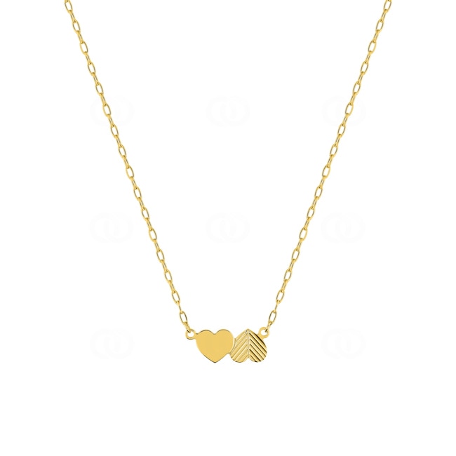 Necklace 375/9 K Yellow Gold with Hearts Necklace 375/9 K Yellow Gold with Hearts - 397290.00