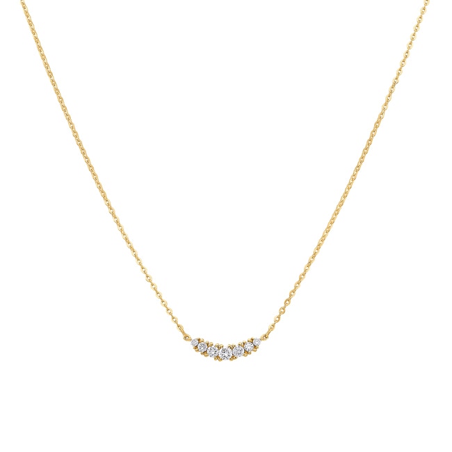 Collier 375/9 K Gelbgold mit Lab Grown Diamanten 0.17 ct - 9KLGD082Y