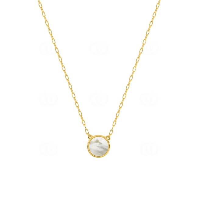Collier 375/9 K Gelbgold mit Perlmutt Collier 375/9 K Gelbgold mit Perlmutt - 397283.00