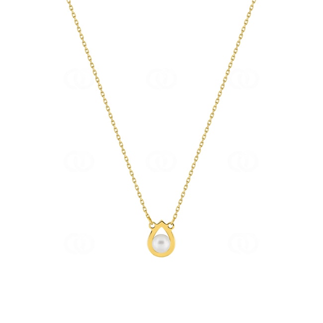 Necklace 375/9 K Yellow Gold with Freshwater Pearl 4.0mm - 397389.P0