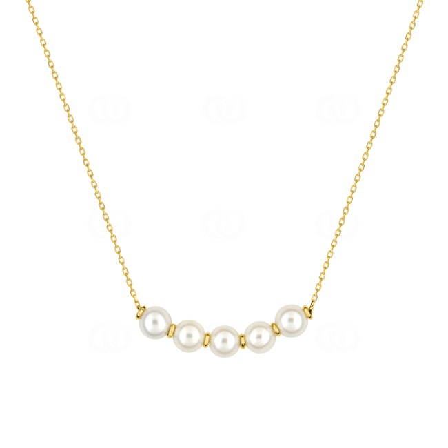 Necklace 375/9 K Yellow Gold with Freshwater Pearls - 397073.P0