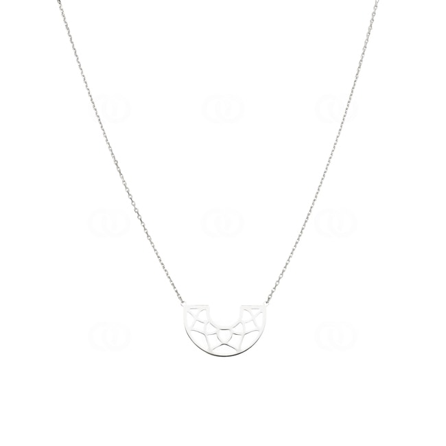 Collier 925 Silber rhodiniert 42cm - 332244