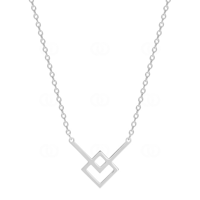 Necklace 925 Silver rhodium-plated 42cm - 332266