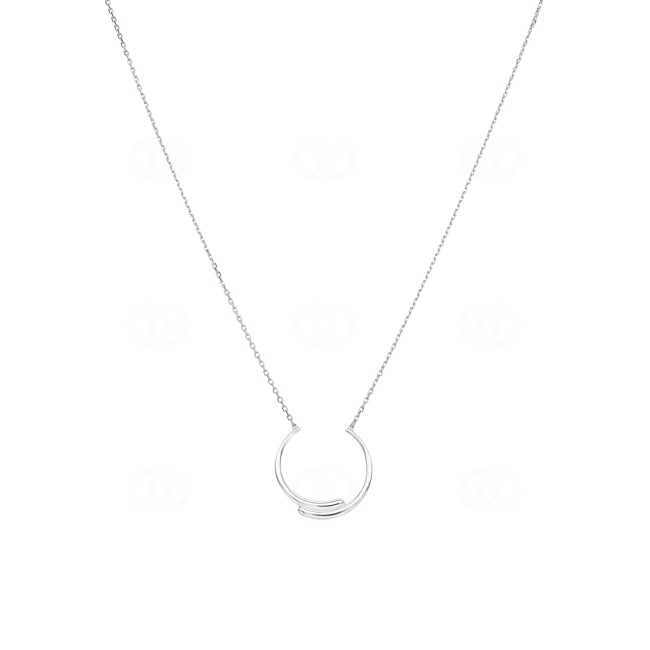 Collier 925 Silber rhodiniert 42cm - 332278