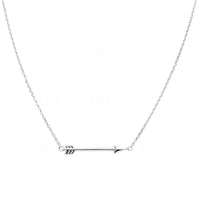 Collier Argent 925 rhodié 42cm, Flèche - 301167C