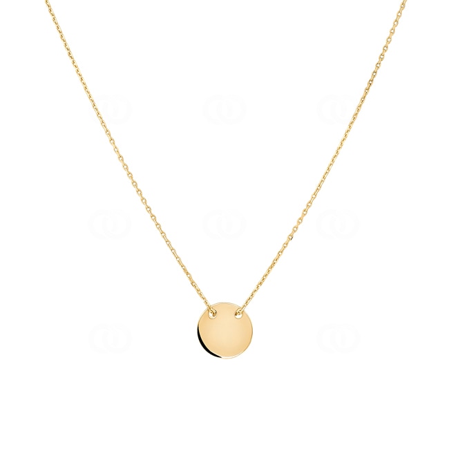 Necklace with Pendant 750/18 K Yellow Gold 42cm - 7914-42