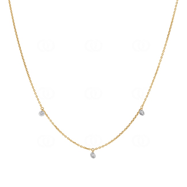 Necklace with Pendant 750/18 K Yellow Gold with Diamonds 0.40 ct H/si by CHRISTIAN - AN-3000728563