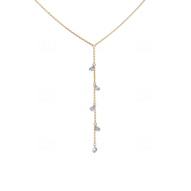 Collier mit Anhänger 750/18 K Gelbgold mit Diamanten 0.48 ct H/si by CHRISTIAN - AN-3000728569
