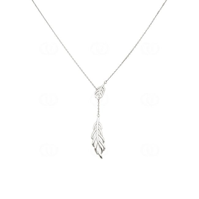 Collier 925 Silber rhodiniert Zweig 42cm - 332323